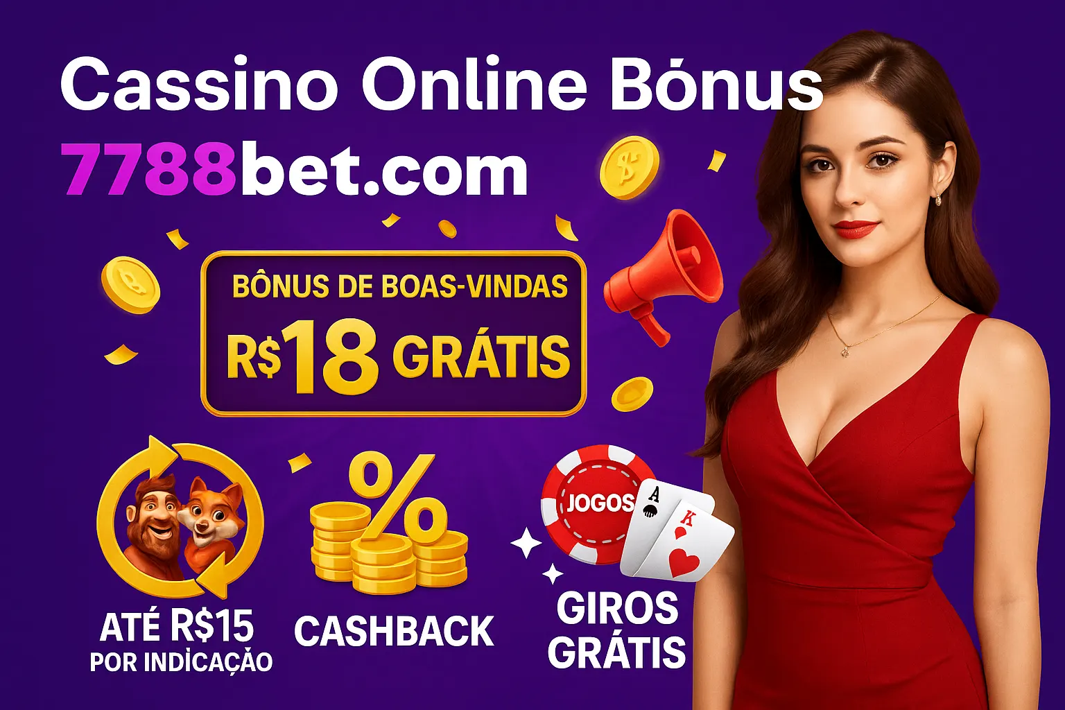 O bônus promocional 7788BET.COM é uma ótima maneira de começar sua aventura
